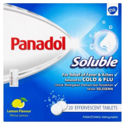 SA2020 - Panadol Soluble Lemon Flavour (20 tablet)